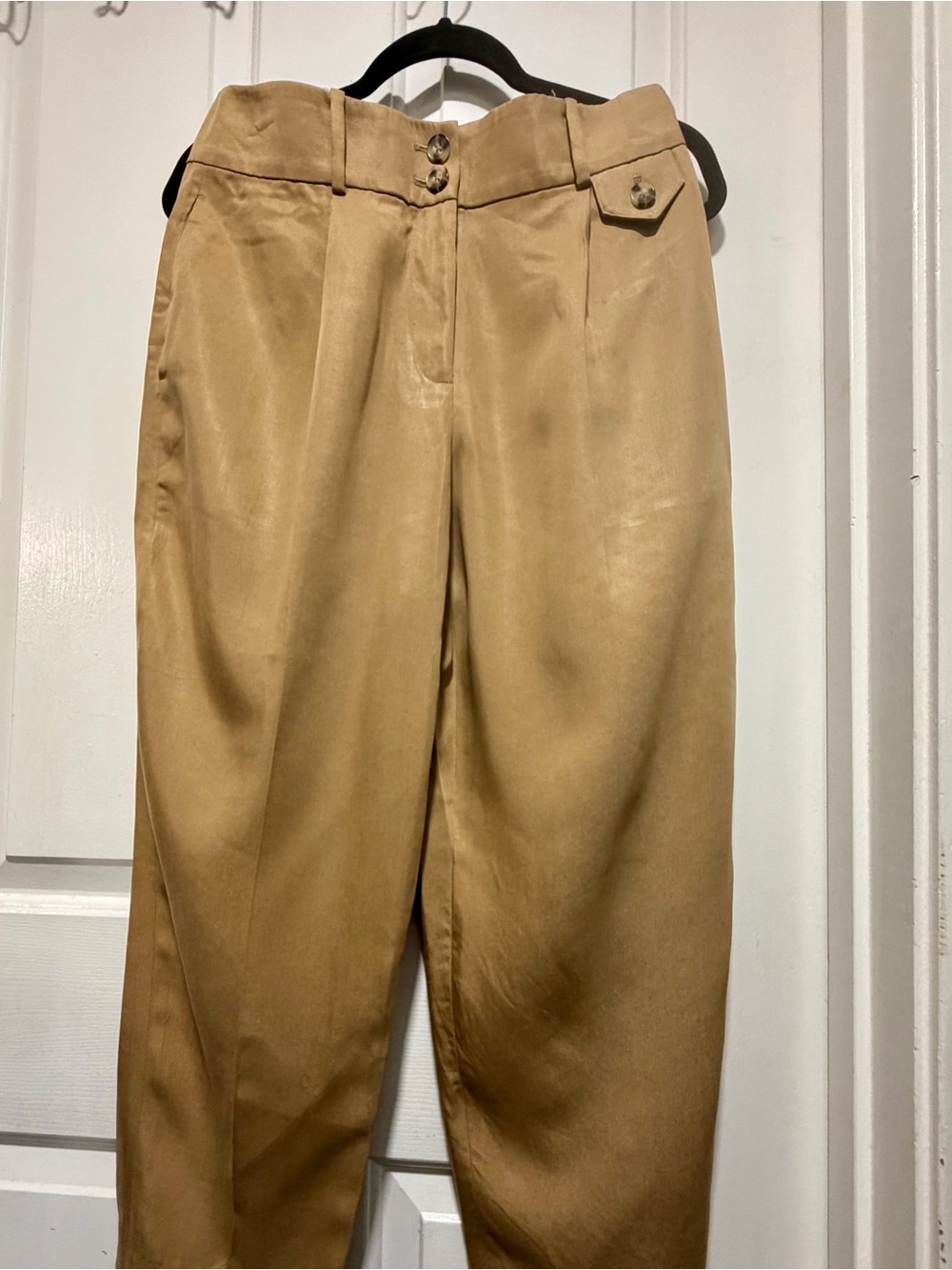 Classic Pleated Khaki Dress Pants
